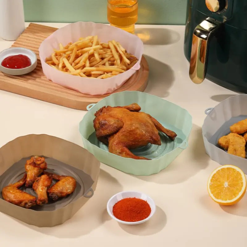 Herbruikbare siliconen Air Fryer pads